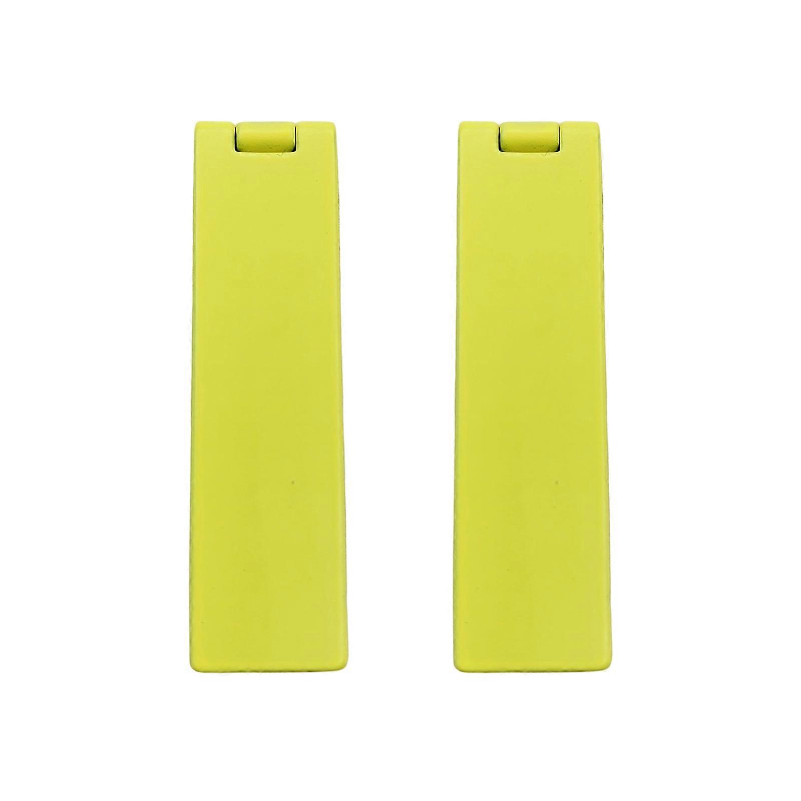 Klappbarer Handyhalter mit Ständerfunktion für vertikale und horizontale Montage, 2er-Pack, gelb