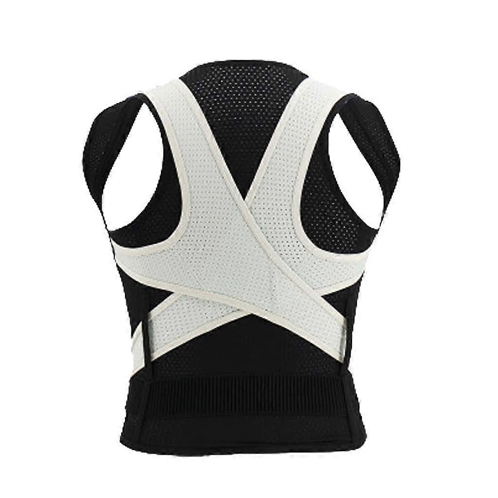 Humpback Correction Belt for Students and Adults, Back Corrector, Black and Grey, Size S and XXL