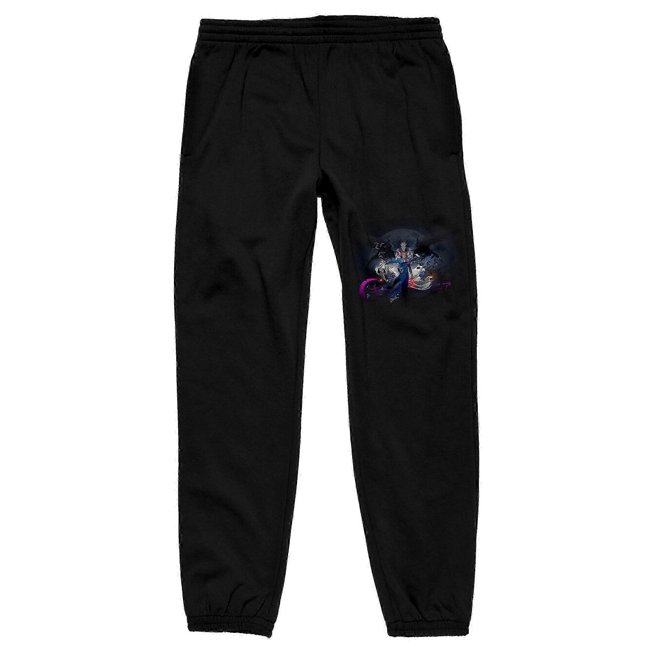 Men's Black Jogger Sweatpants for Certain Brands - Small