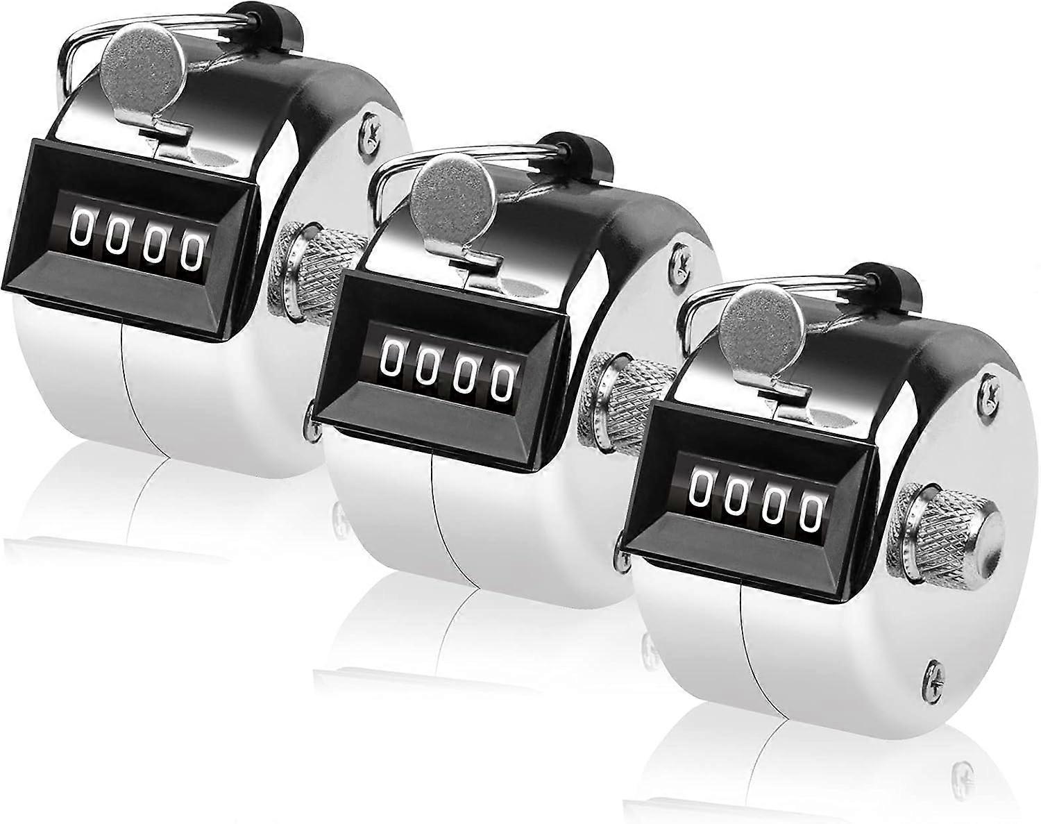 Digit Click Counter - Manual Metal Counter - Clicker to Count, Score Golf（3 pcs） ZeGoods