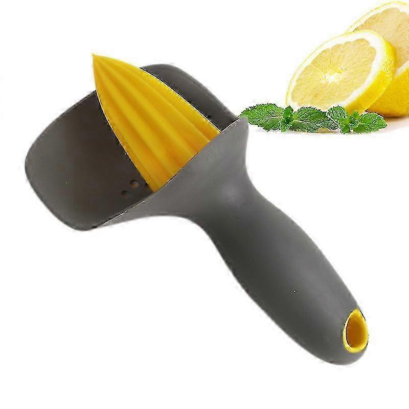 Compact Manual Lemon Juicer - Handheld Citrus Press for Lemon, Orange, Lime Squeezing