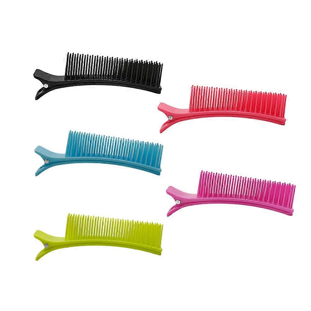 Accessoires de coiffure Cheveux Superposition Clip Salon Utilisation Sectioning Cheveux Multi Fonction Petite Taille Vert 2Pcs