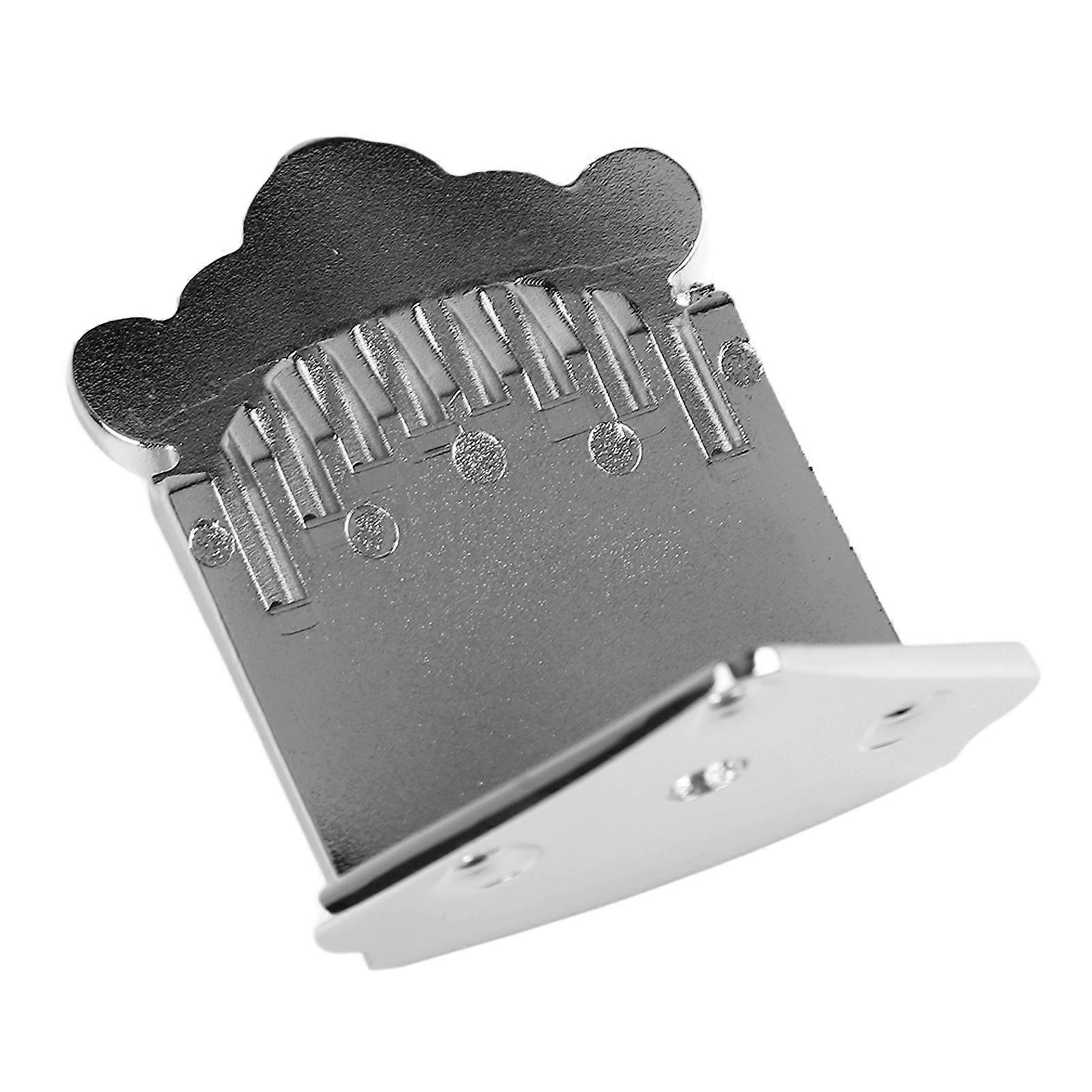 Mandolin Tailpiece 8 String Bridge Zinc Alloy Instrument Accessory for Replacement