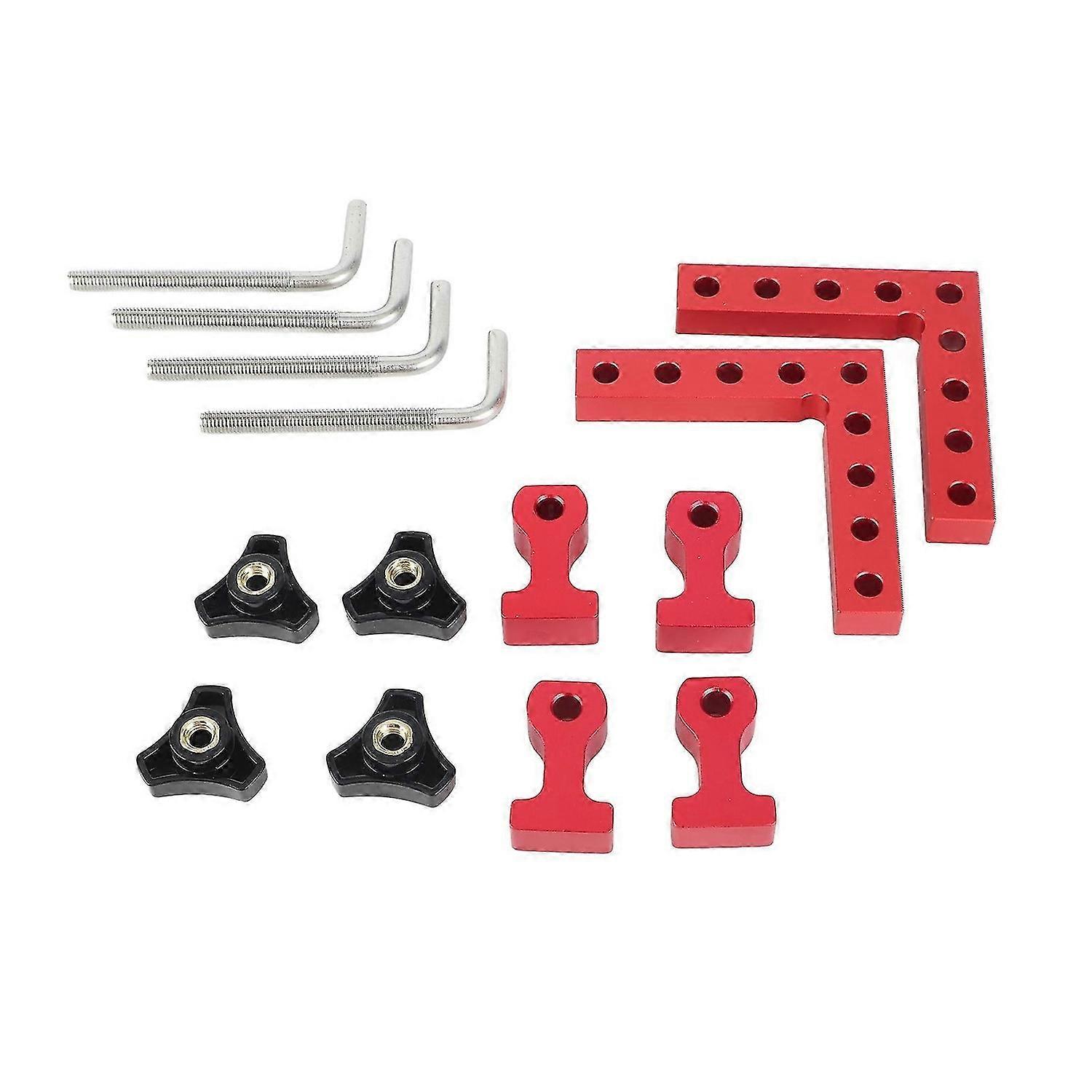 2 Sets 90 Positioning Square Right Angle Fixture Woodworking Splicing Clamp Accessories100mm