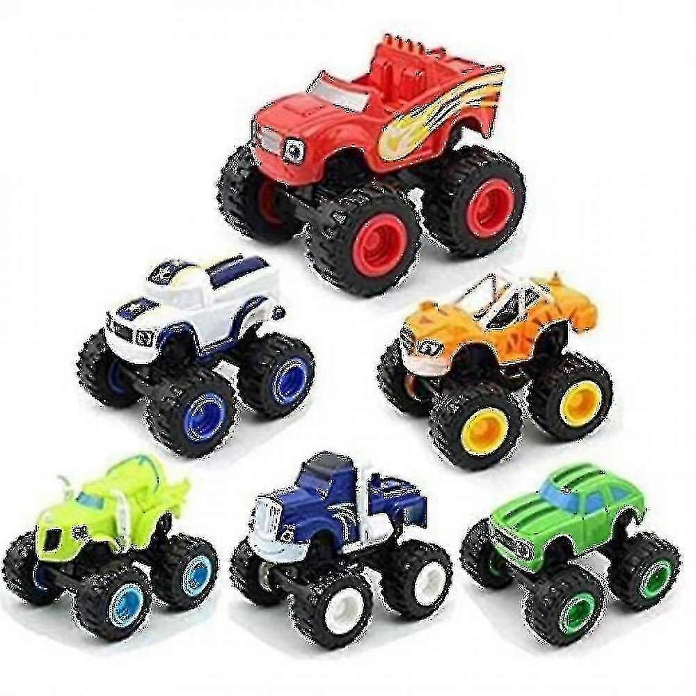 Blaze And The Monster Machines 6-Piece Toy Set - Perfect for Young Fans