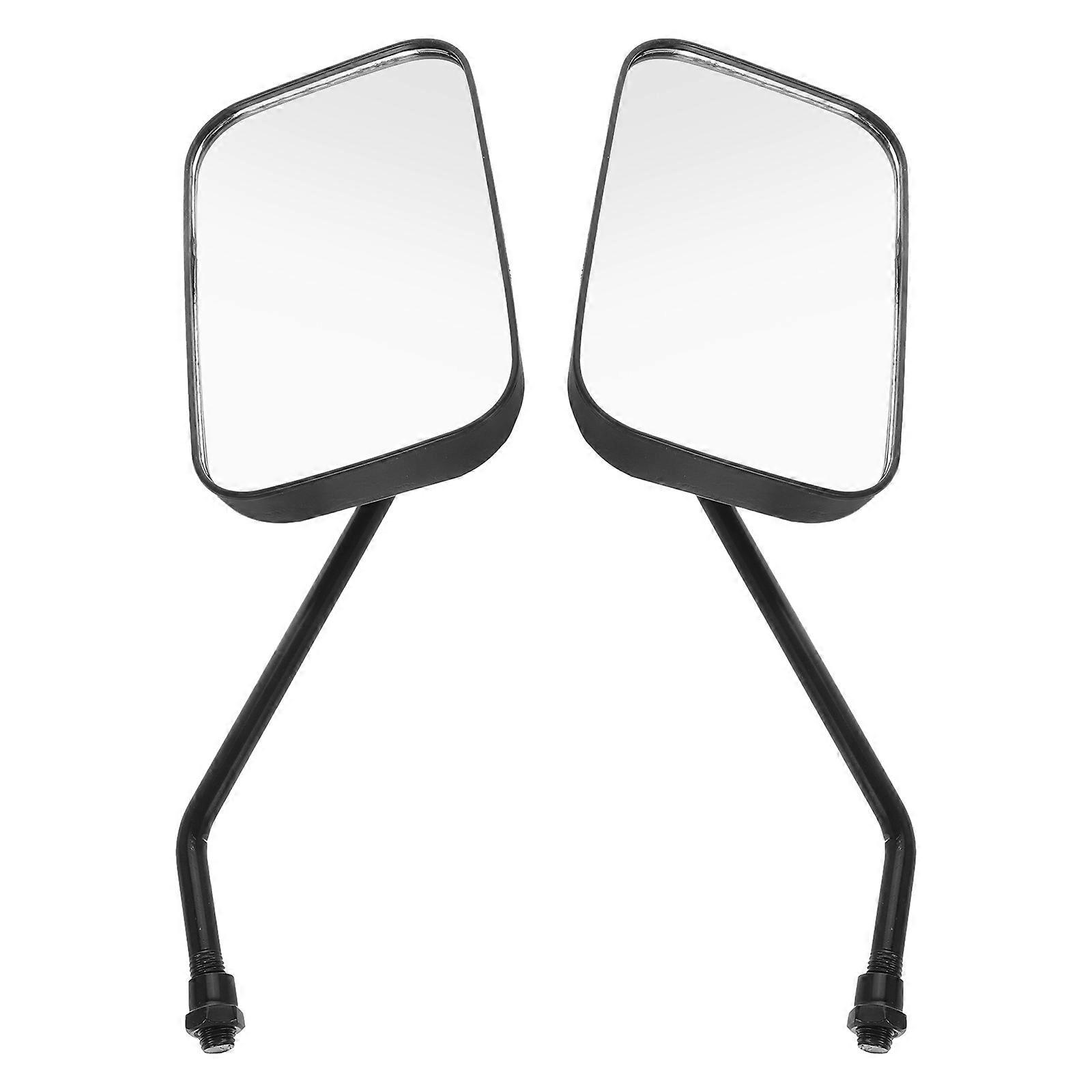 Motorcycle Side Mirrors Wide Angle Rearview Mirrors for Easy Installation on Motorbikes Scooters and ATVs Durable Solid Design Enhanced Safety