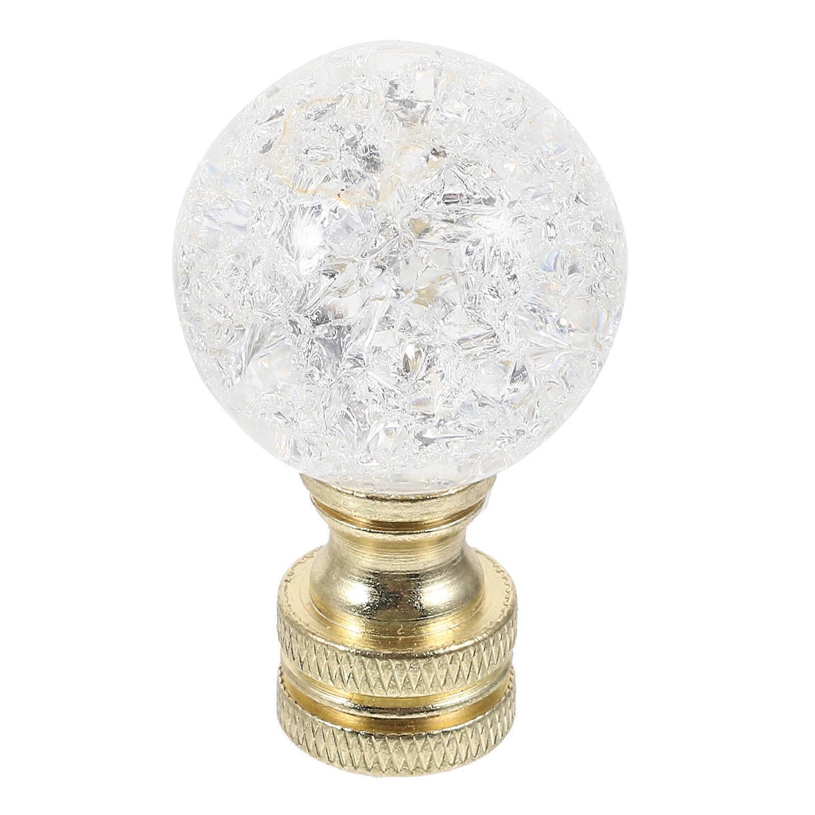 Lamp Shade Holder Knob Ball Lamp Finial Floor Decoration 1Pack
