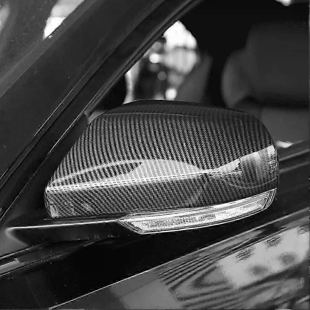 For Suitable Brand CT4 ATS 2013-2023 Car Rearview Side Door Mirror Cover Wing Cap Housing Trim Accessories ABS Carbon