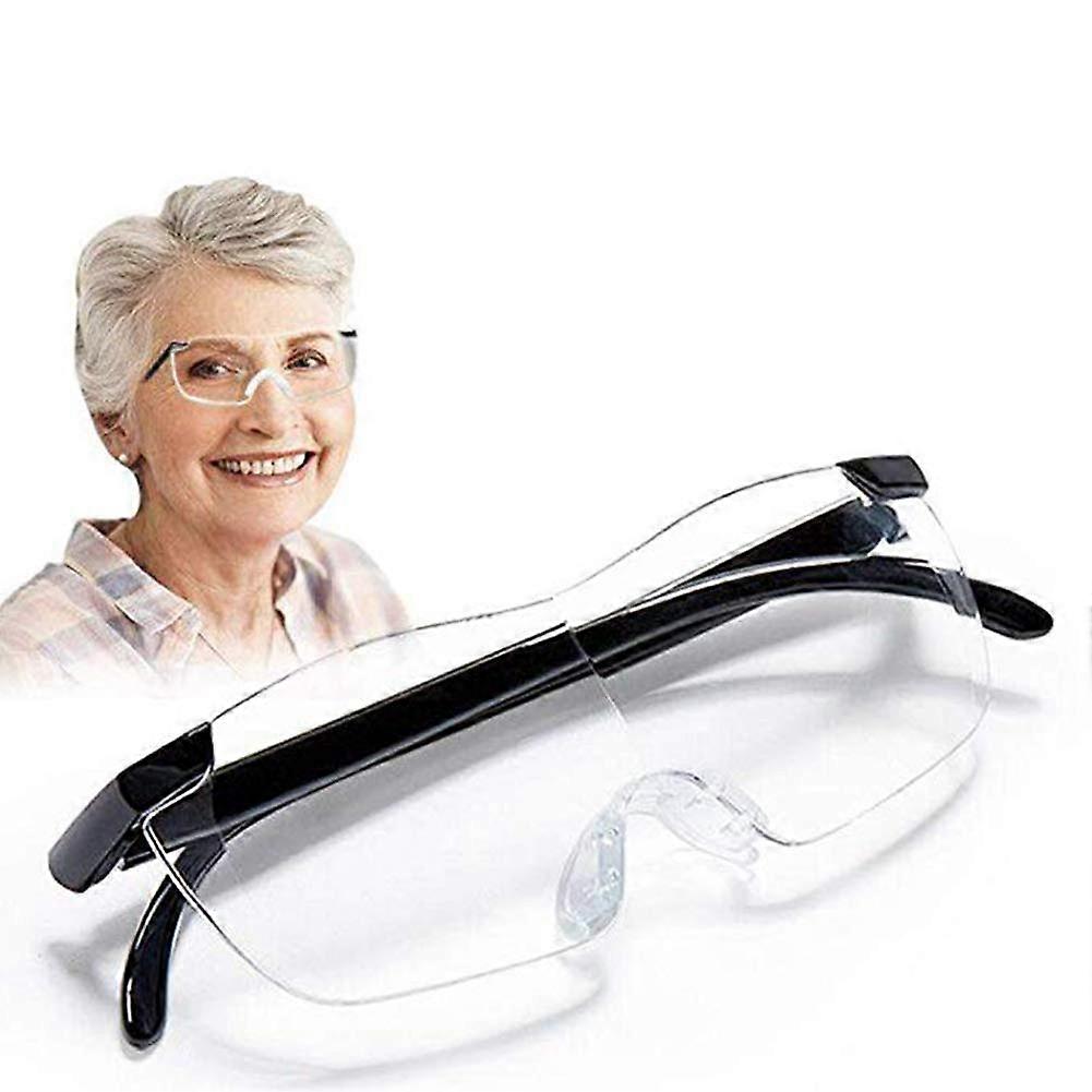 Head Mounted Magnifying Glass with Lens, 2X Magnifying Glass for Headwear, Lightweight Hands Headband Reading Magnifier