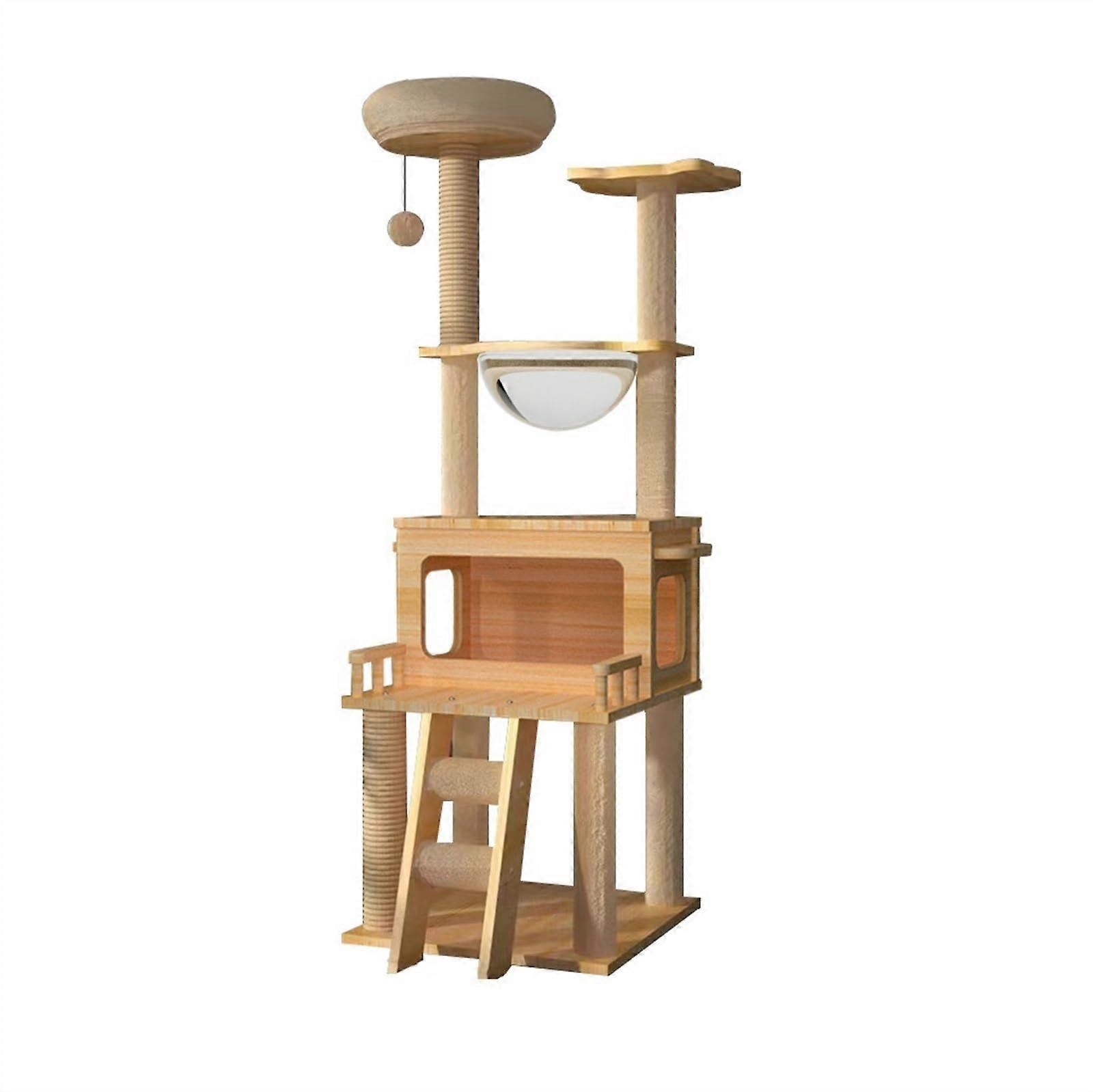 Cat Tree Cat Climbing Frame, Scratching Post, Space Capsule, Cat Jumping Platform, Scratching Frame, Cat Shelf, Large Cat Accessories
