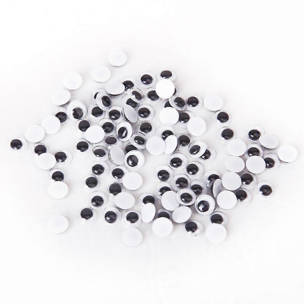 100 pieces round moving movable wobbly wobble skill on stickers 10 mm