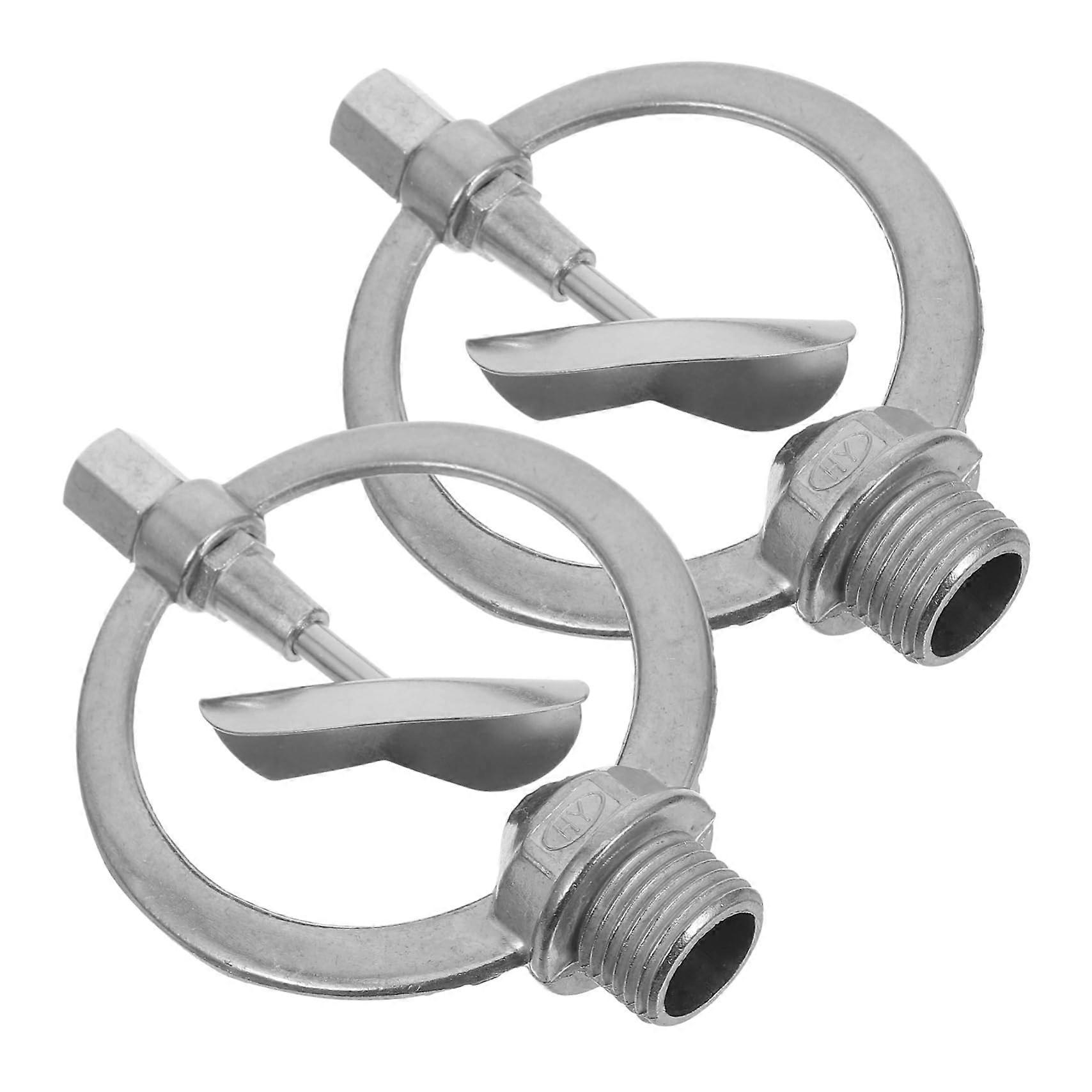 2 x Automatic Garden Sprinkler Rotating Sprinkler for Effective Irrigation Systems Small Sprinkler for Garden and Lawn Care for Precise Watering