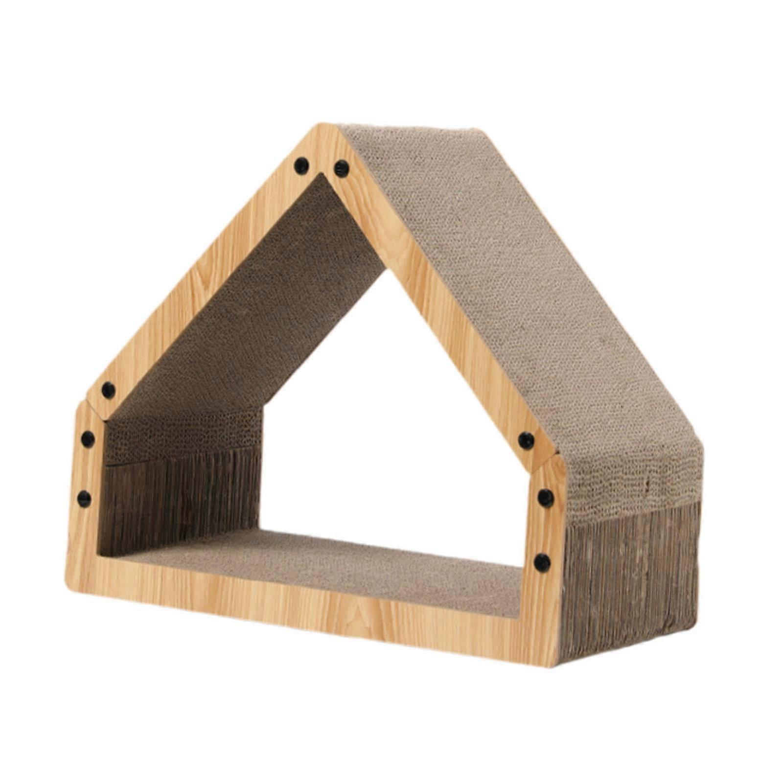 Triangular Cat Scratching Posts, Kitten Scratching Pad, Creative Scratching Post with Multiple Angles, Cardboard Scratching Toy for Pets