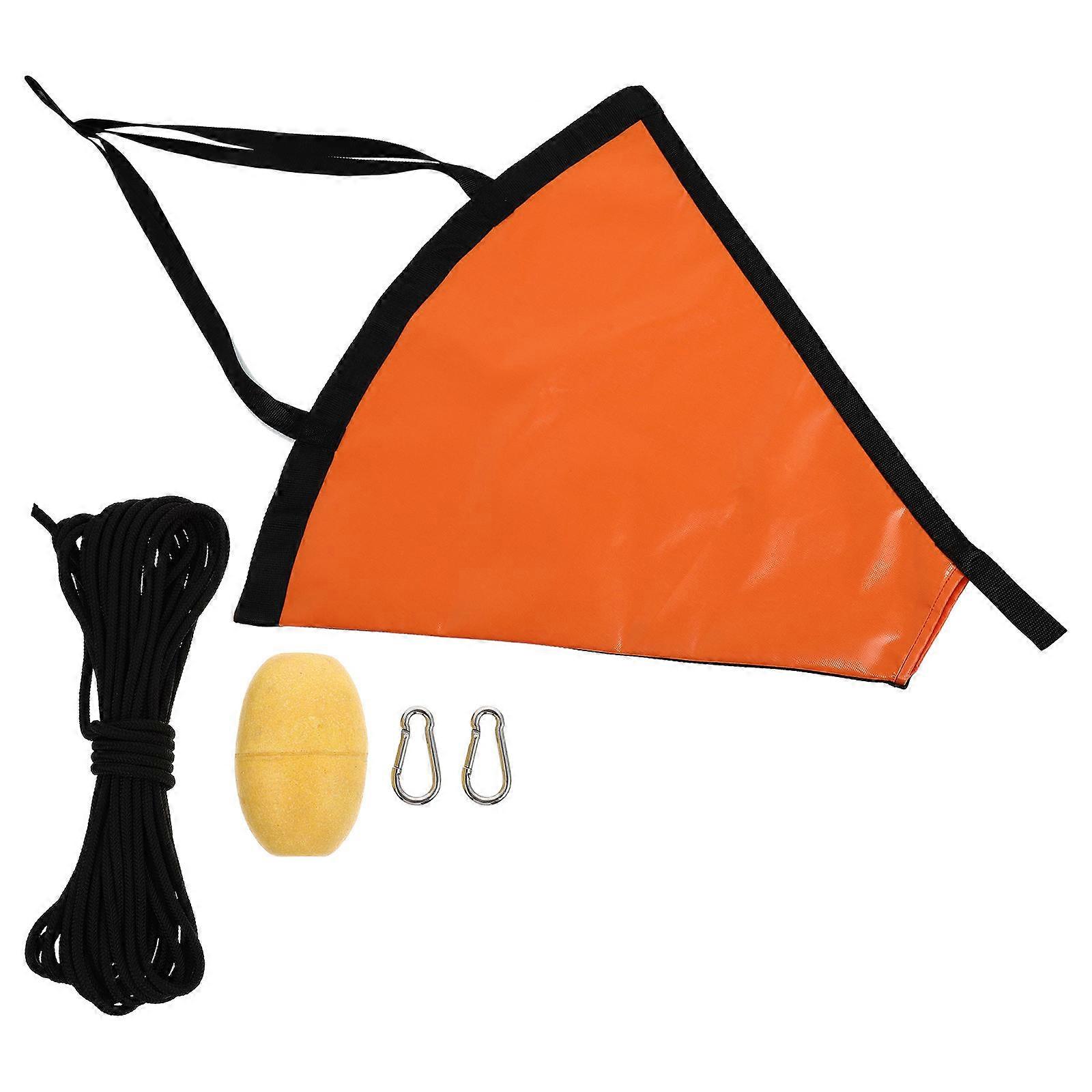 Drift Sock Sea Anchor Drogue Stabilizing Boat Kayaks Cylindrical Shape 65X60CM 1Set