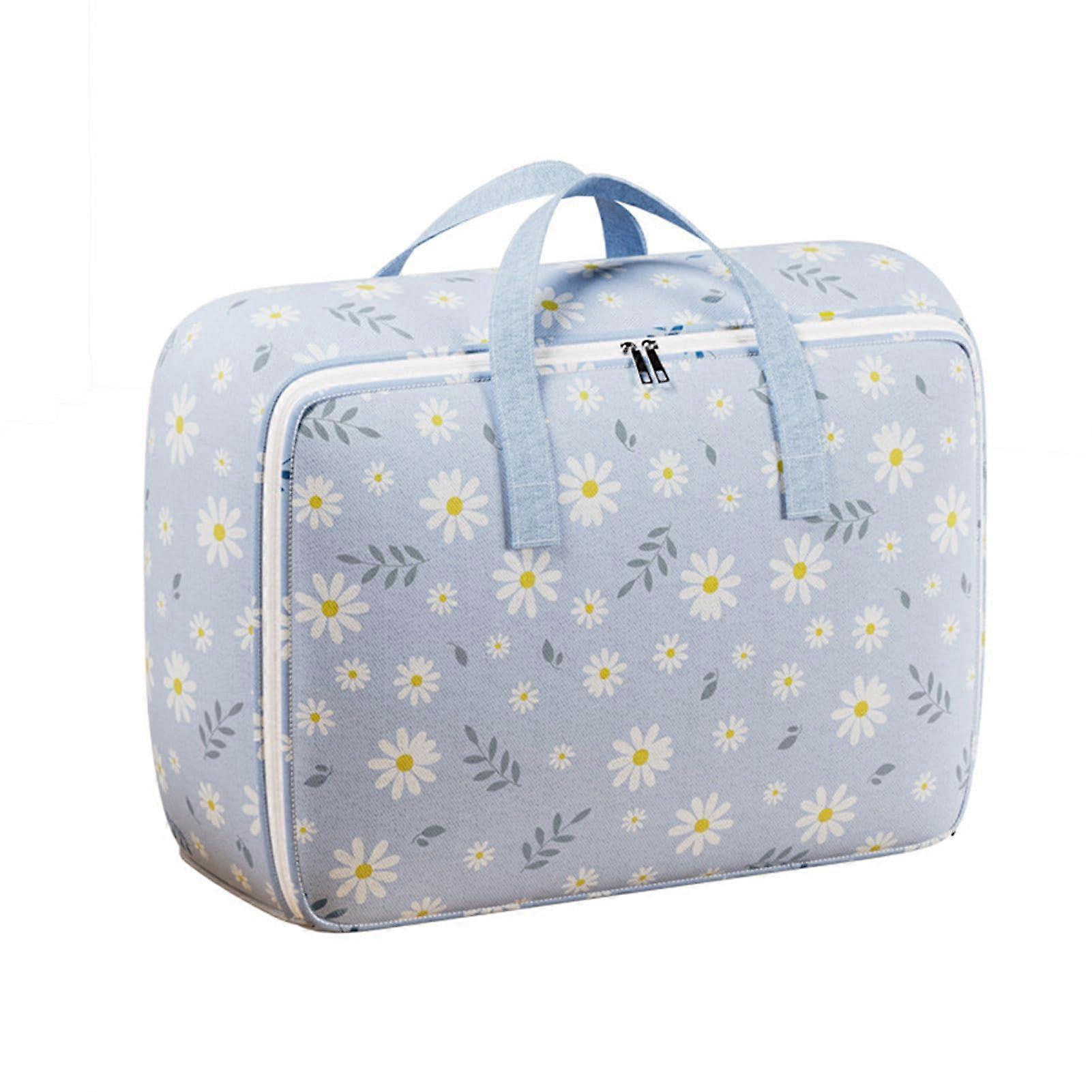 Quilt Pack Storage Bags with Zipper and Handles, Waterproof Multi-Functional Organizer for Clothing and Bedding, Large Capacity