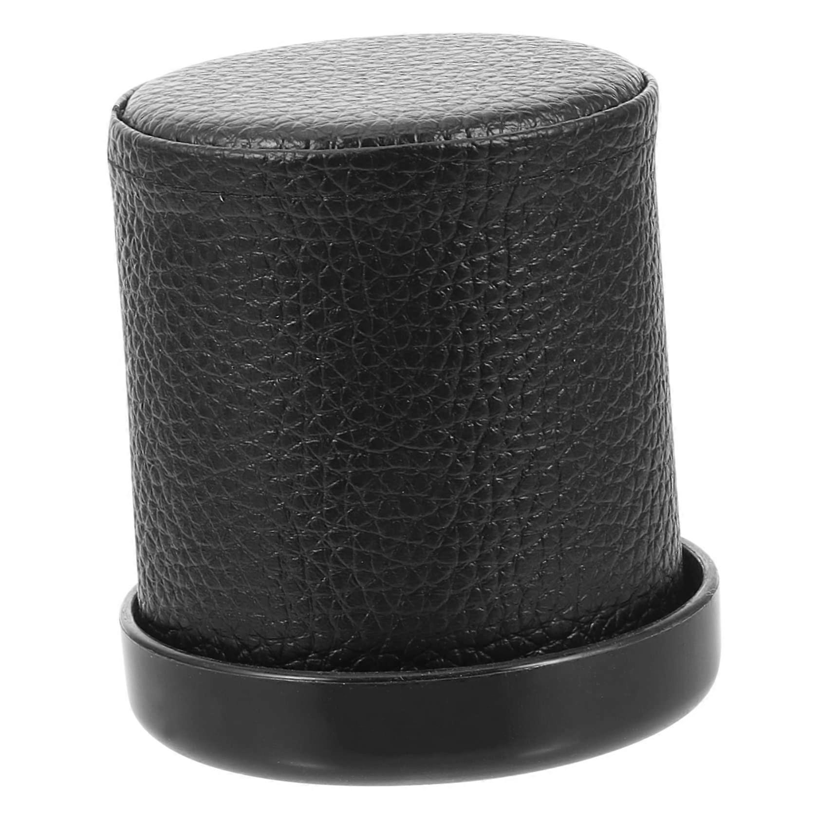 1 Set of  Leather Dice Cups with Low Noise Functions, Dice and Inner Lining for Game Nights and Parties for Bar and Family Entertainment
