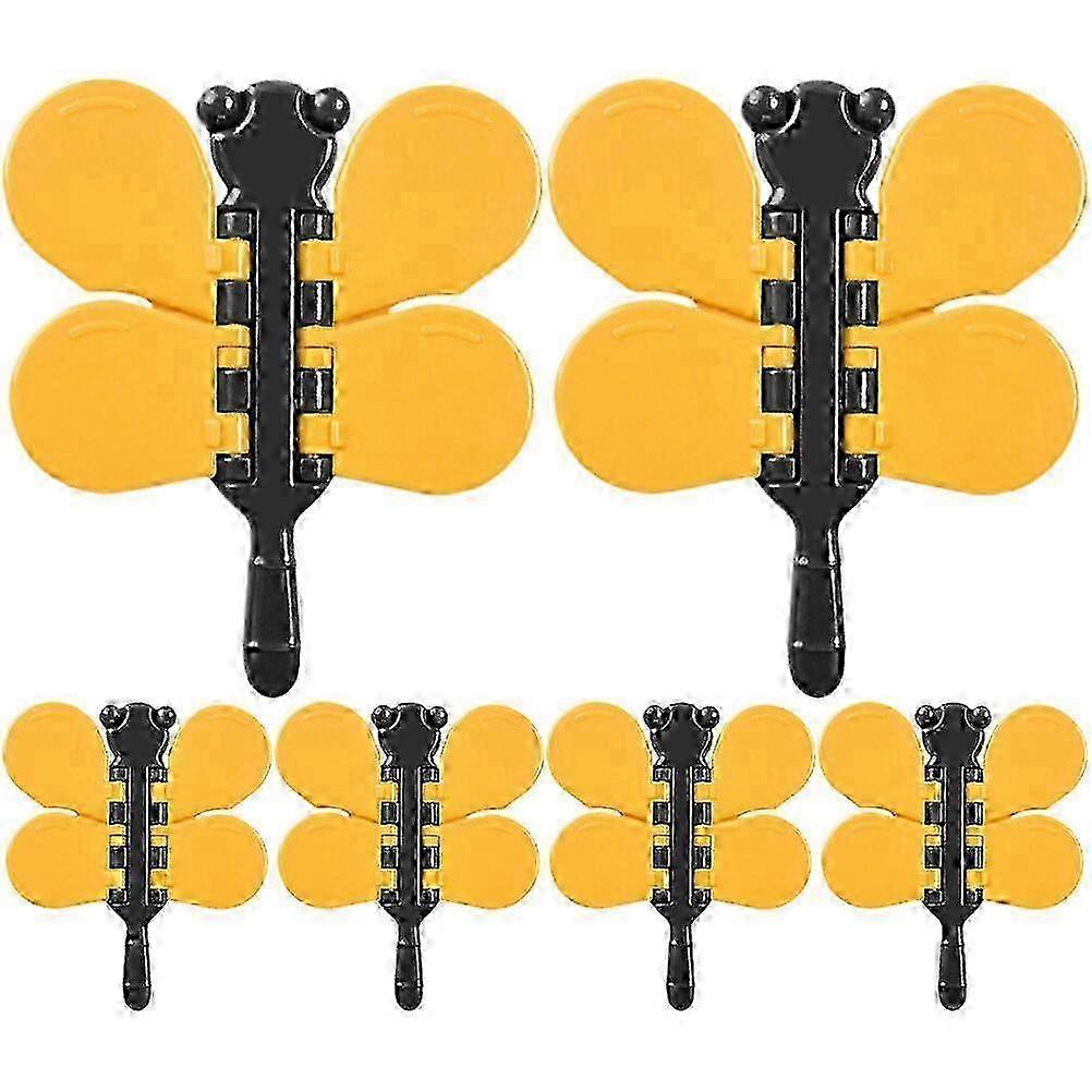 6-Piece Sliding Window Locks Set - Baby Proof Adhesive Safety Door Locks for Child Proofing & Home Security