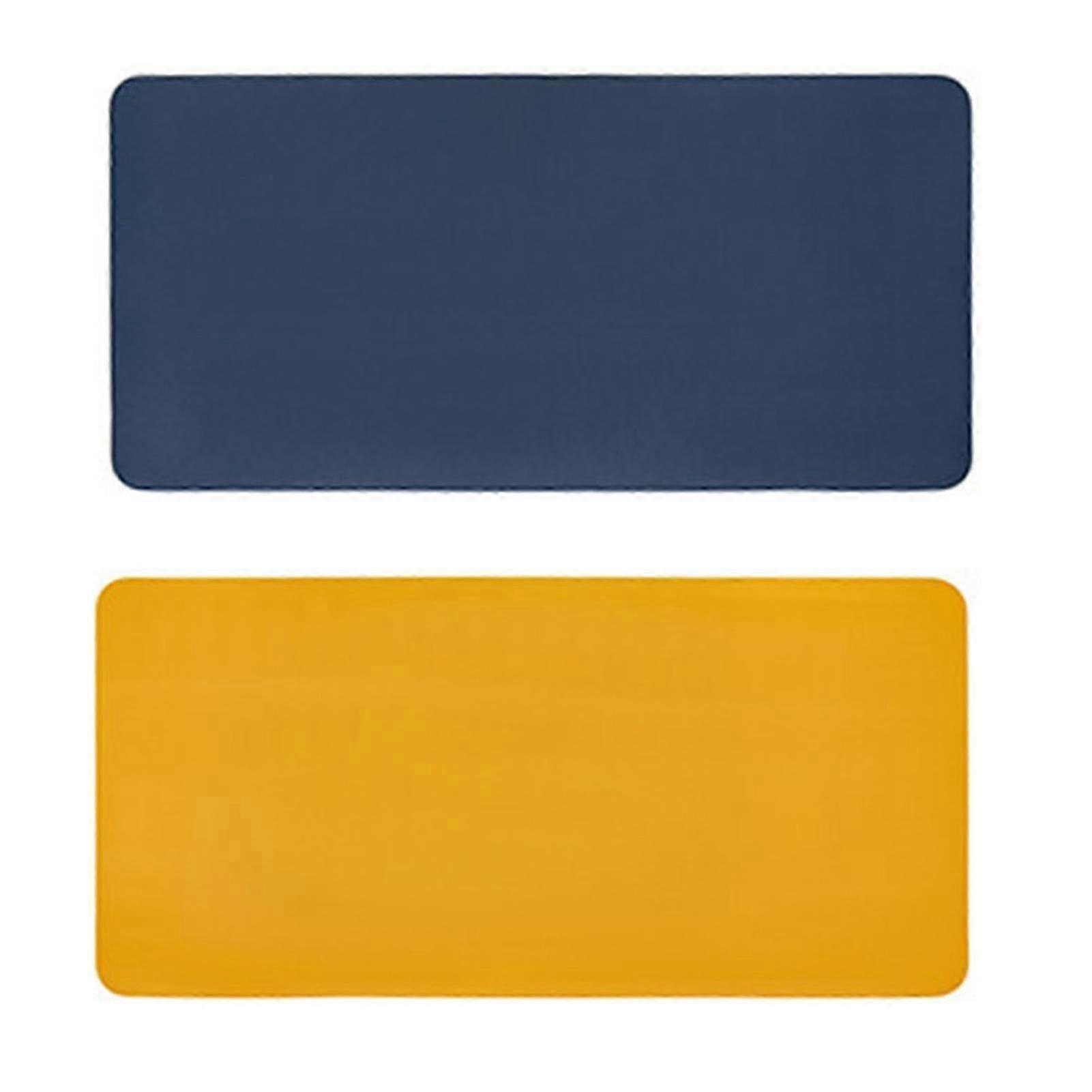 Large Non-Slip Leather Desk Pad & Mouse Pad - Waterproof Writing Mat for Office, Home & Gaming Setup