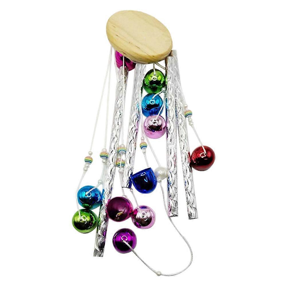 Creative Wind Chimes Colorful Wind Bell Pendant Home Decoration Multi-Colored Synthetic Material Wind Sound 1Set