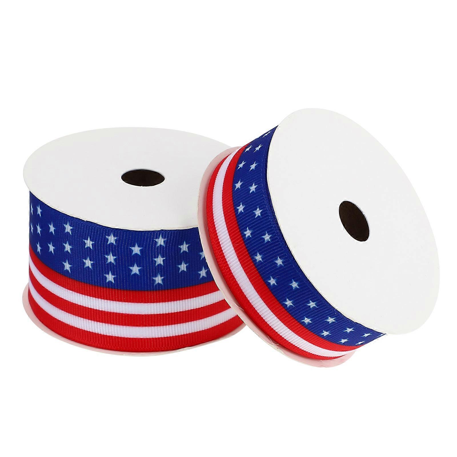 Decorative Ribbons Multi Patriotic Theme Polyester Printing Ribbon for Decoration