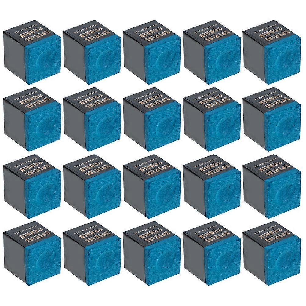 Billiard Cue Chalk Smooth Coating Pool Cue Chalk for Accurate Shots 24Pcs
