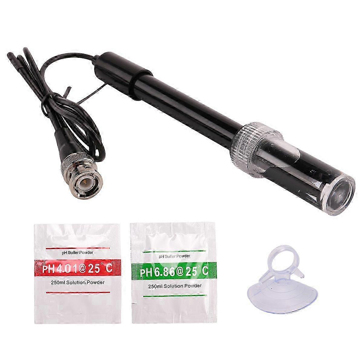 Ph Replacement Probe Aquarium Hydroponic Laboratory Electrode Phblack SZRH AC-