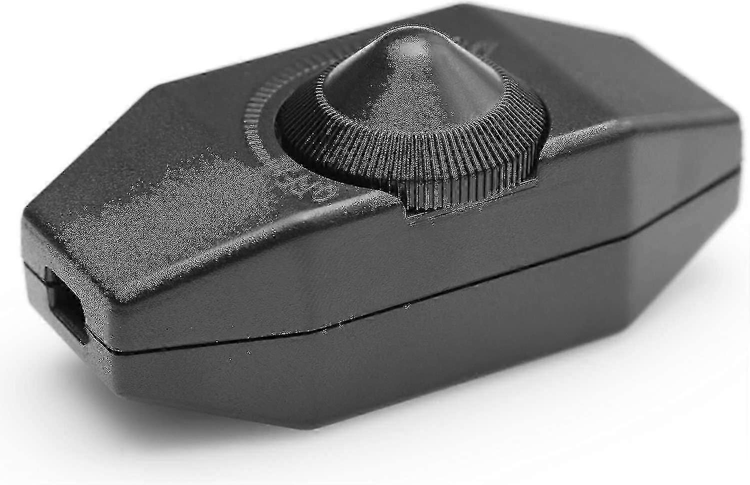 1-60w Led Lysdæmper Dæmpbar (roterende lysdæmper) Led Dæmpbar, Tænd/sluk, 220-230V, Ce In-line Switch, Sort F