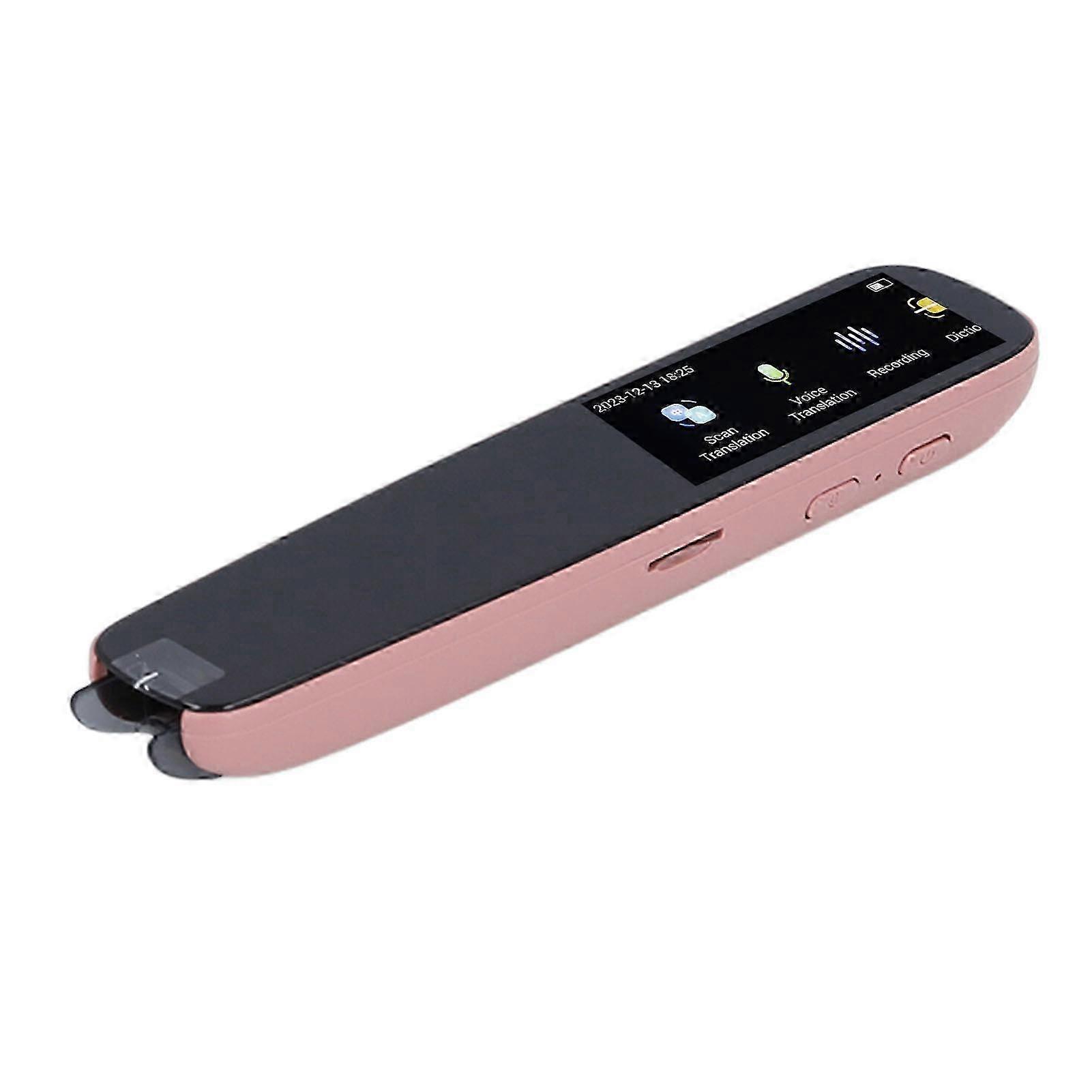Multifunctional Smart Voice Translator Pen - International Edition Scan Reader in Pink for Easy Language Translation & Note Taking