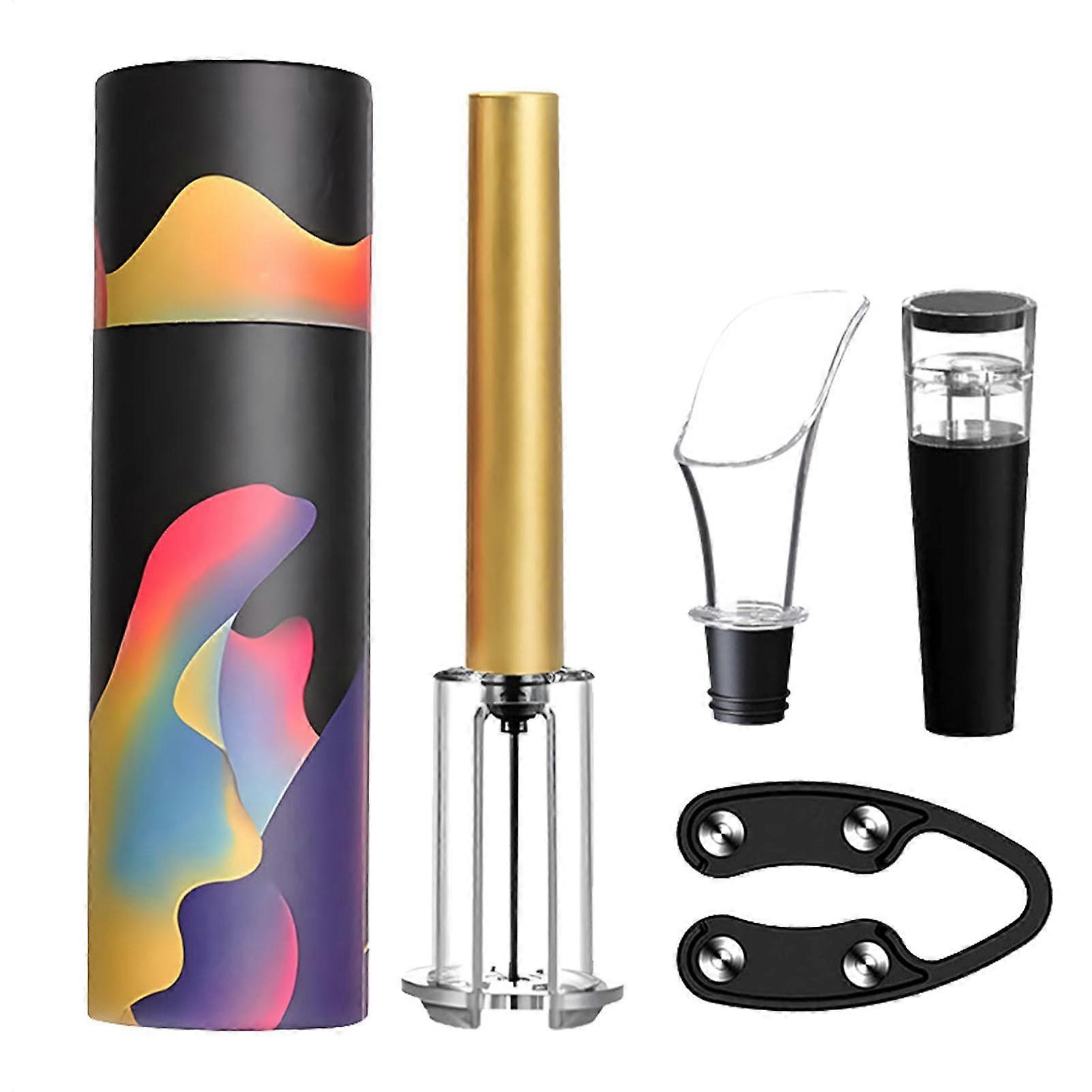 Wine bottle opener Corkscrew Kit Bar Tool Vicky Corkscrew Manual Corkscrew Bear for Wine Bar Corkscrew Kit for Removing Cork Tops Oro