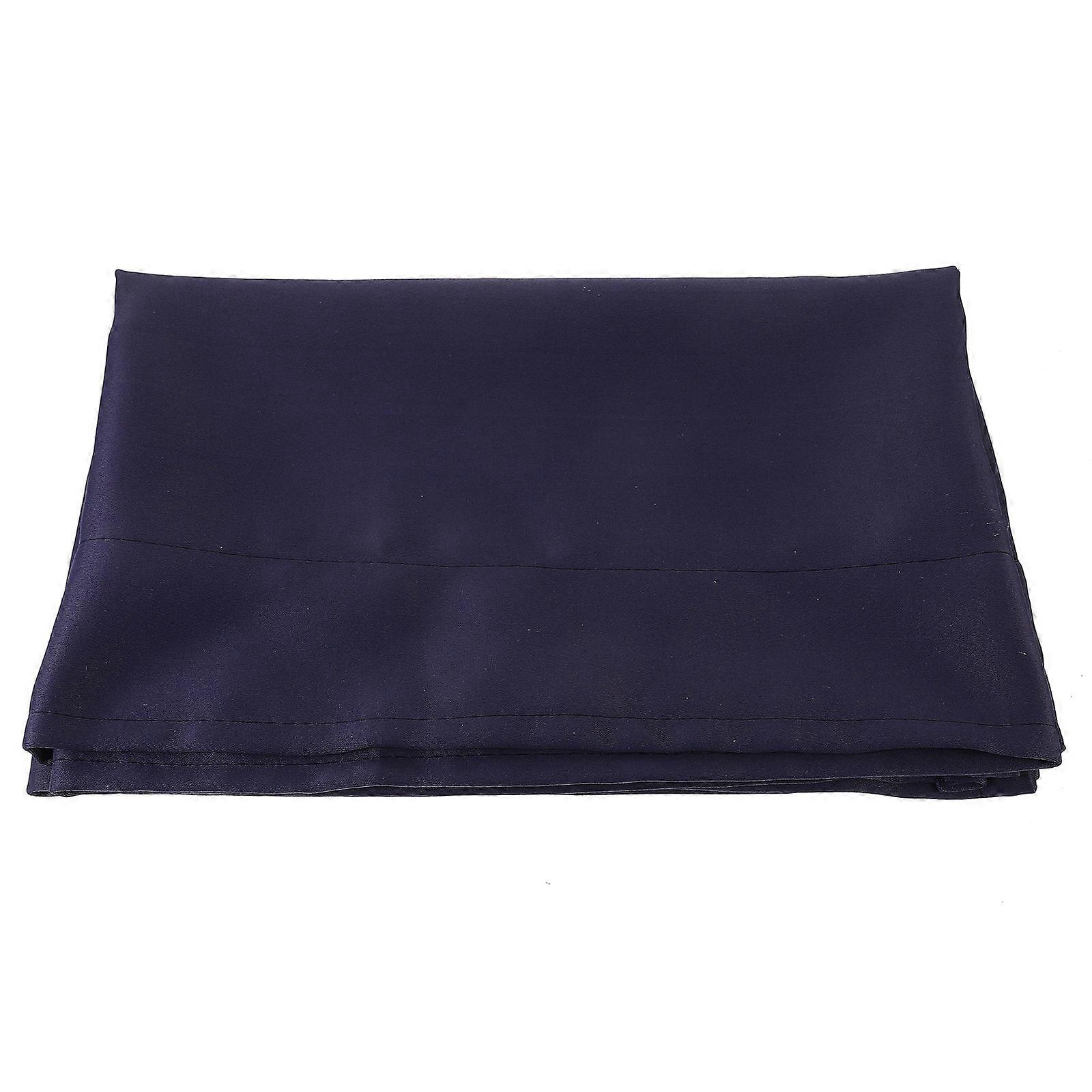 Window Valance For Living Room Rustic Decor Easy Installation Sunlight Blocking Navy 45x145cm 1Set