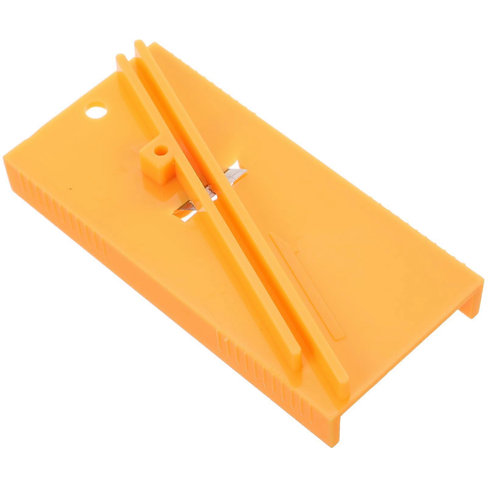 Yellow Plastic Car Film Installation Tool with Big for Precise Edges and Corners