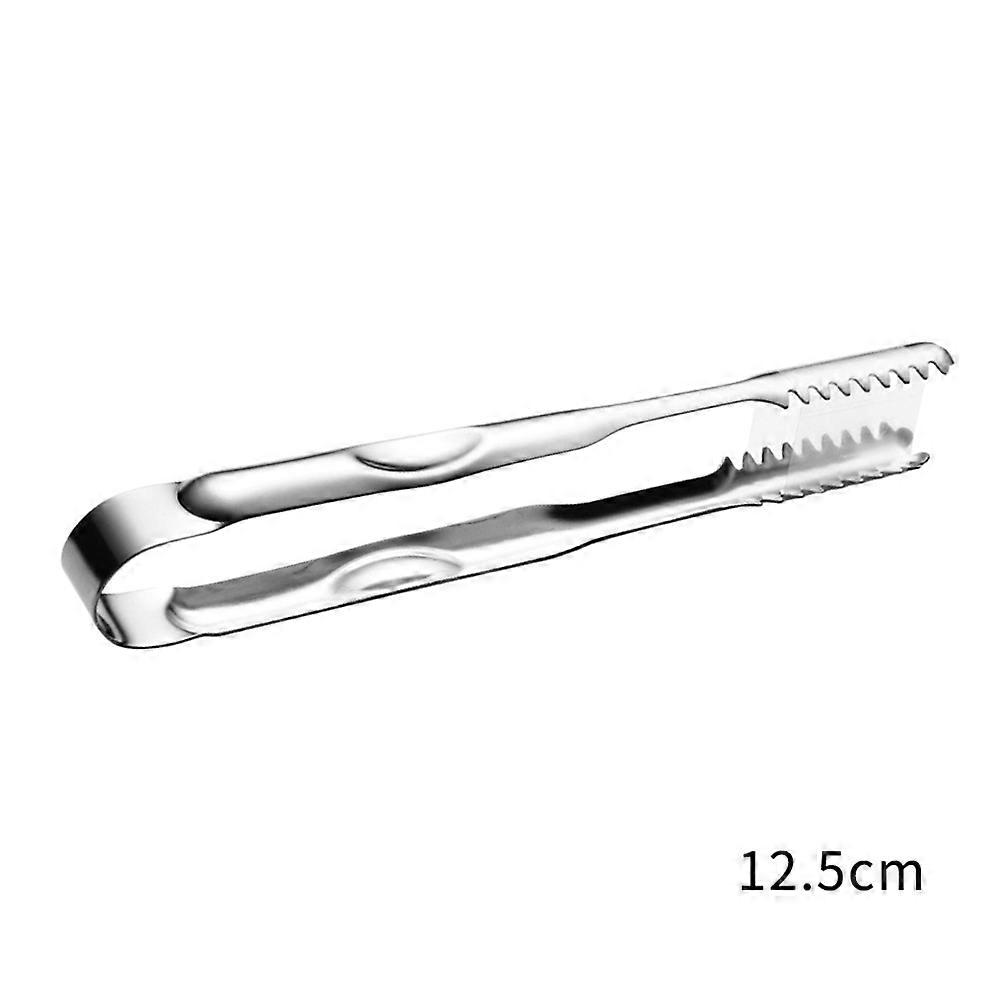 Stainless Steel Ice Tongs Set Thick Sugar Serving Clamp for Ice Cubes, Sugar Cubes & Appetizers Kitchen Gadgets for Parties, Buffets & Home Use