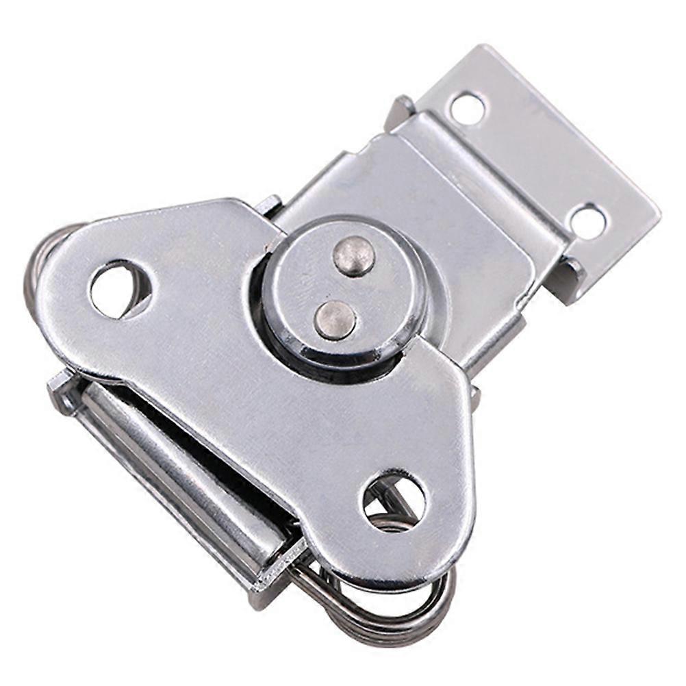 Spring Loaded Toggle Latch Case Box Closure Lock Securing Tool Box Latch for Cabinets Storage Security Silver 1Set