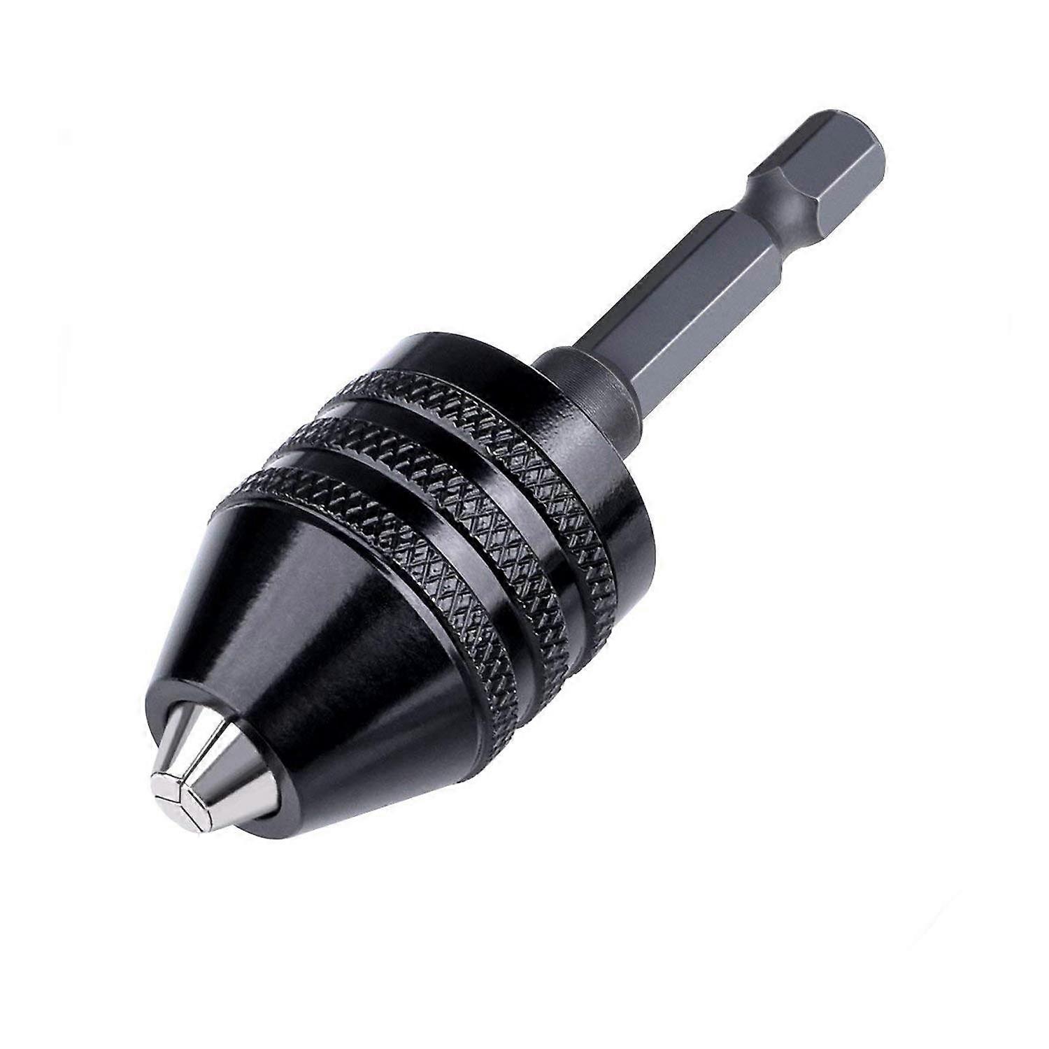 0.3-6.5mm Hex Shank Quick Change Drill Chuck for Power Tools, Adjustable Size, Durable Metal Construction
