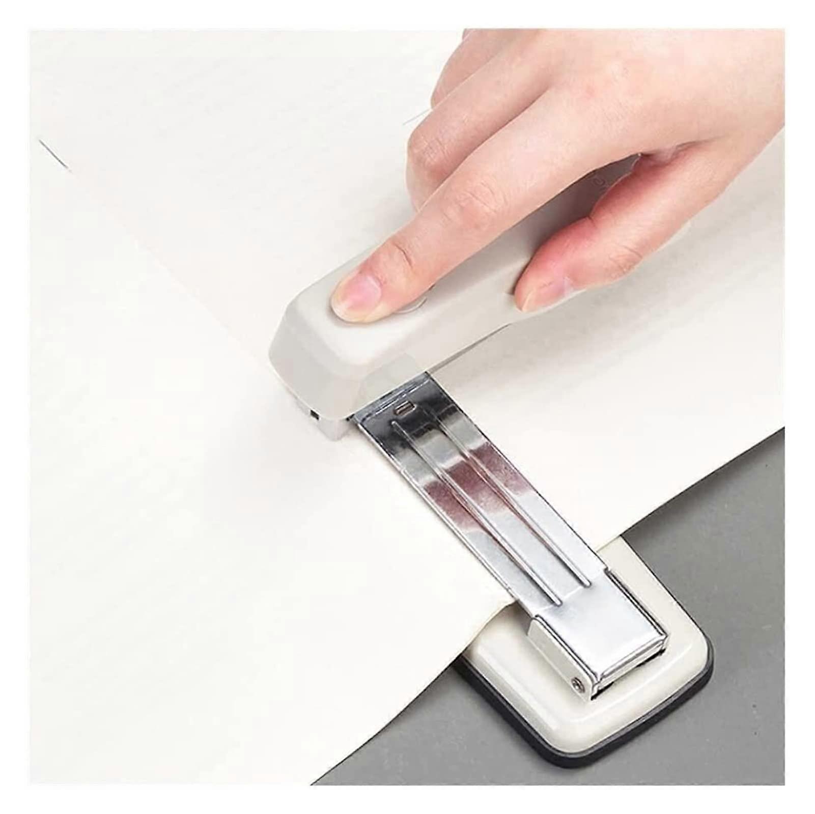 Swingarm stapler with swivel arm, office desk stapler with a capacity of 20 sheets, 360degree rotating stapler for students, office stapler (A).