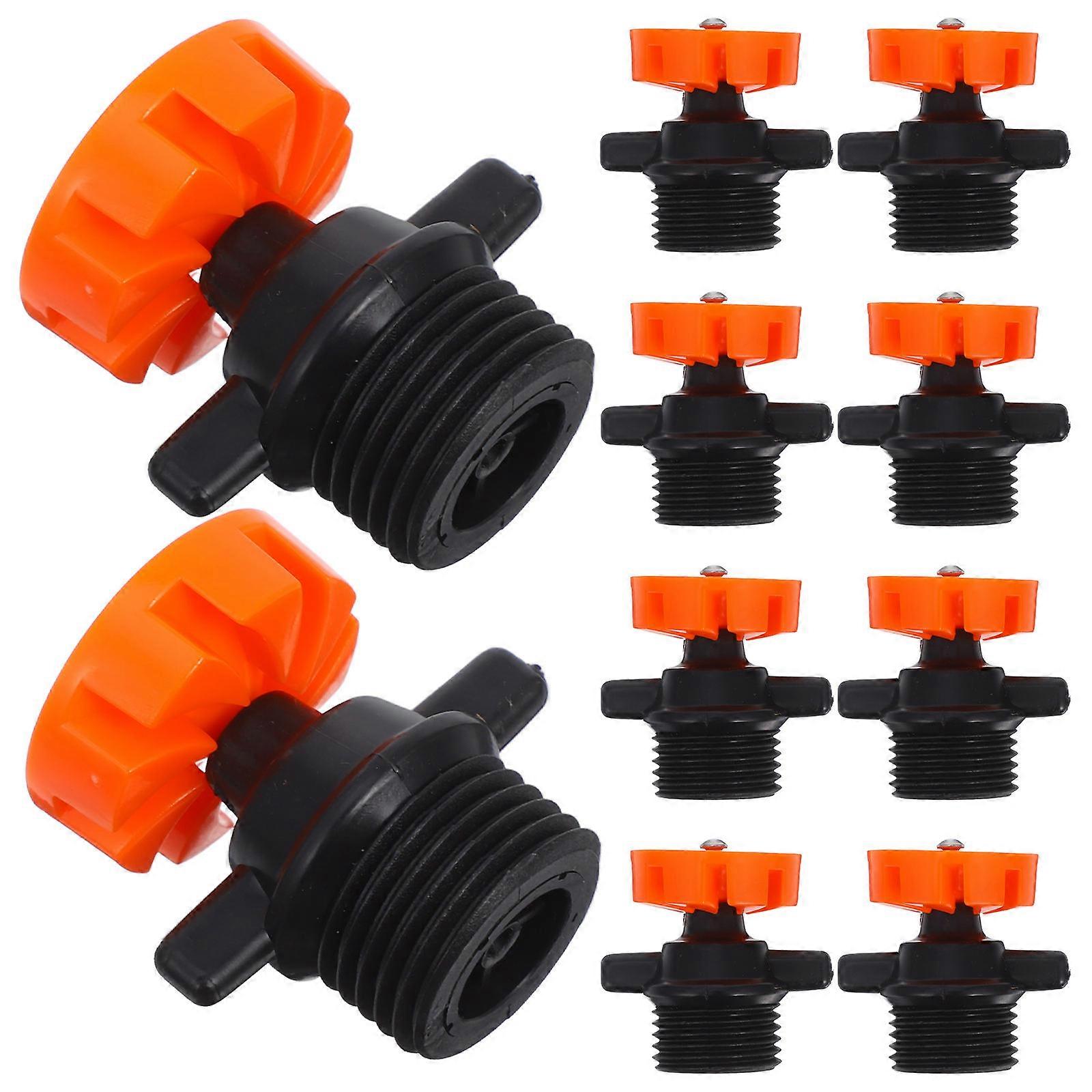 10pcs Rotating Sprinkler Heads with Flywheel for Garden Lawn Irrigation – Clog Resistant Mist Atomizing Nozzles, Wide Coverage Watering System