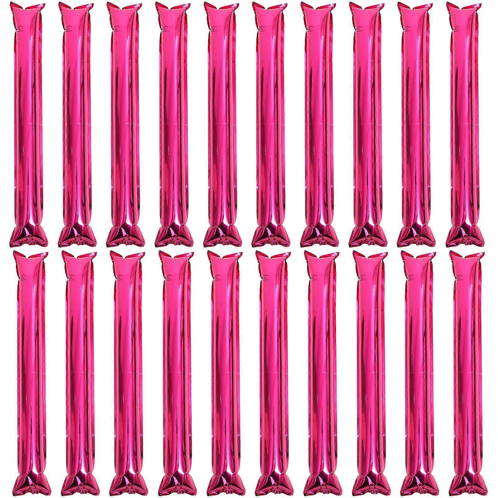 24pcs Inflatable Cheering Sticks Inflatable Noisemaker Toy Cheerleading Inflatable Sticks Props