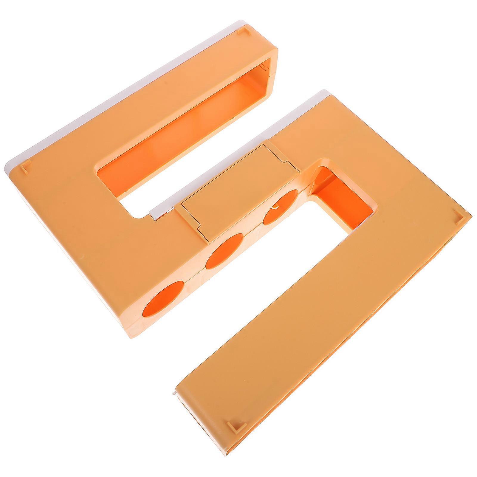 Compact Umbrella Stand Drain Bucket Umbrella Holder For Home Use 28X8.3X30.5CM Yellow 1Set