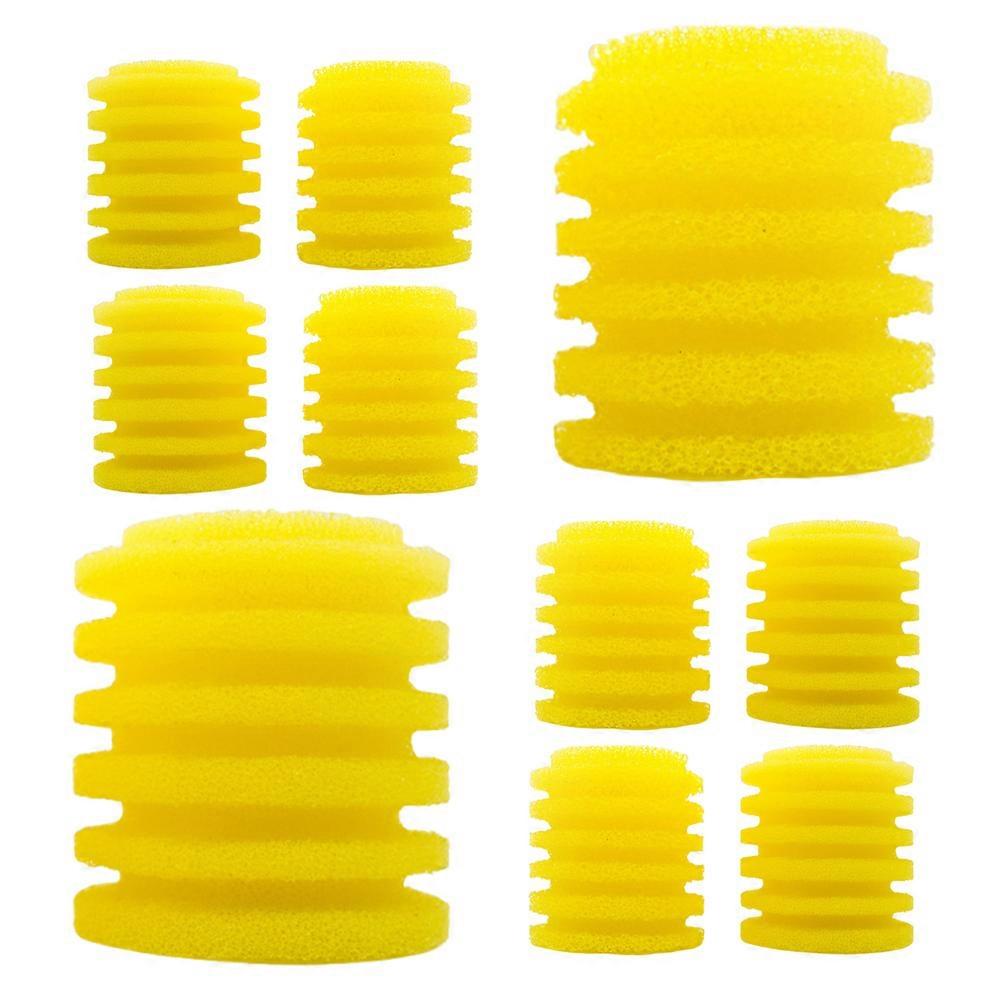 Professional Filter Sponge Pre-Filter Pads For Fish Tank Indoor Aquarium Use 7.00X6.50X6.50CM Water Purification 10Pack