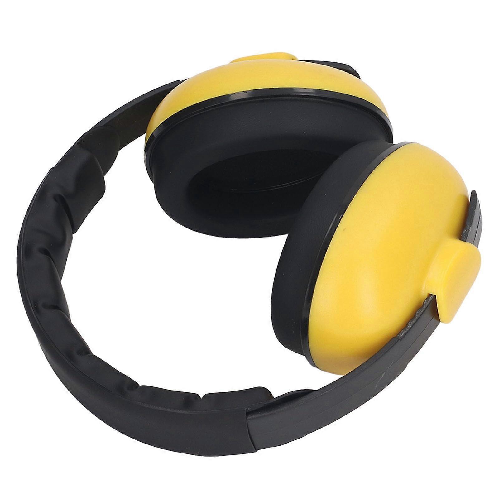 Ear Muffs for Noise Reduction  
 Comfortable Hearing Protection with NRR 31 DB, Adjustable Yellow Ear Cups for Shooting, Sports, and Work