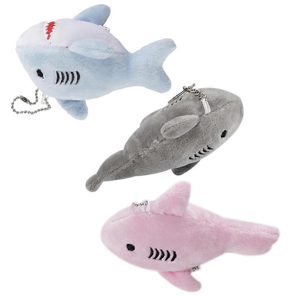 Masteelf Key Chain 1 Set Shark Doll Design Bag Hanging Pendant Key Rings