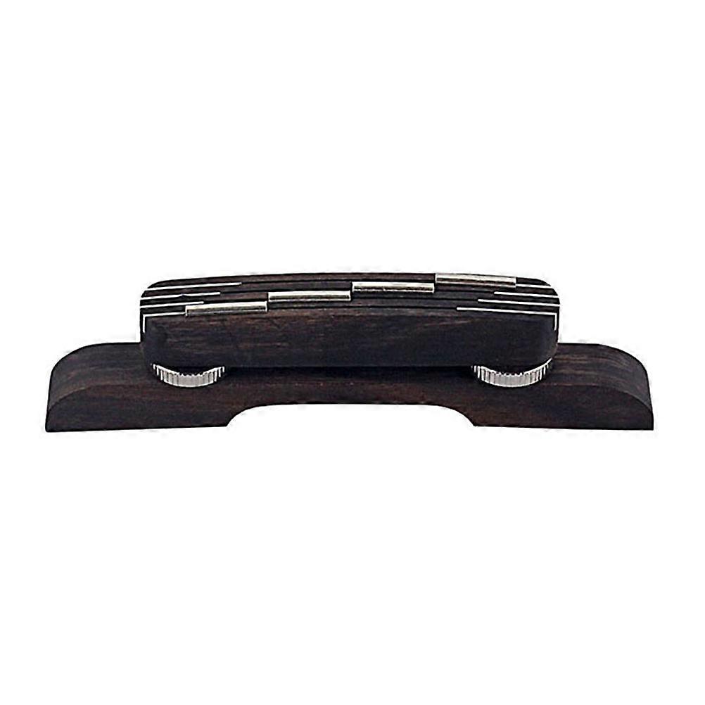 4 String Rosewood Bridge for Mandolin & Guitar – Height Adjustable, Durable & Lightweight Replacement for Easy String Action