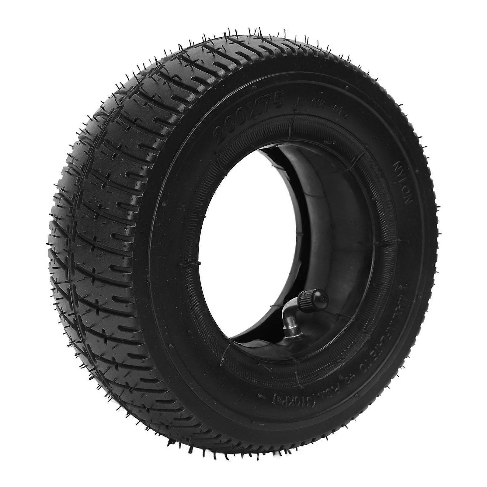 Kart Pneumatic Tire 8 Inch Shock Absorbing Prevent Slip Rubber Kart Inflatable Outer Inner Tyre