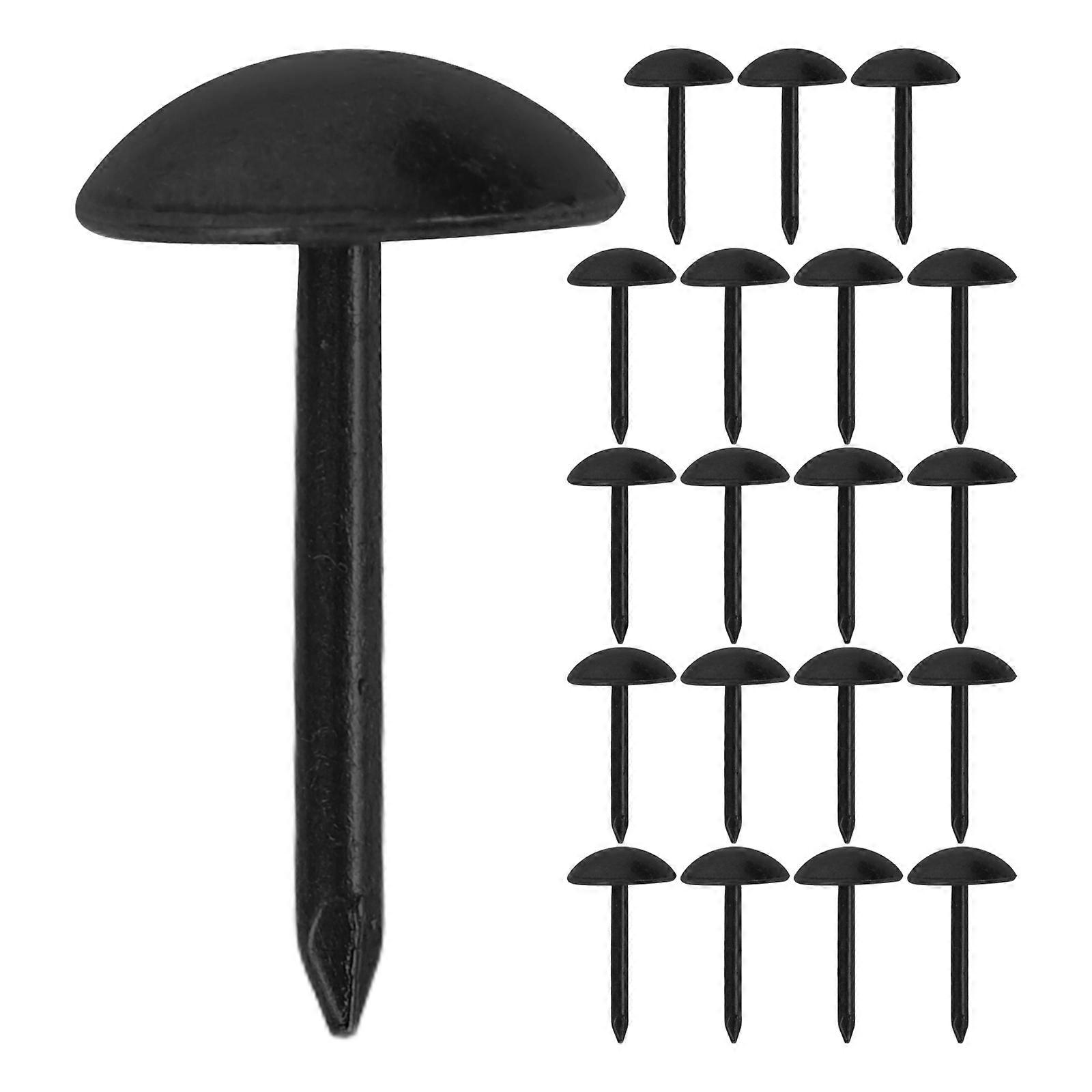 Antique Style Black Iron Decorative Nails for DIY Use Elegant Design Enhance Home Quality 100pcs