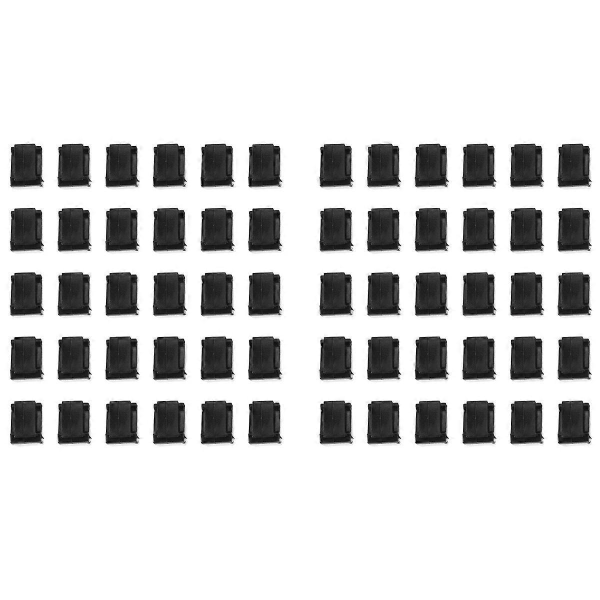 60X Cable Holder Cable Clip Cable Clamp Self-Adhesive Black