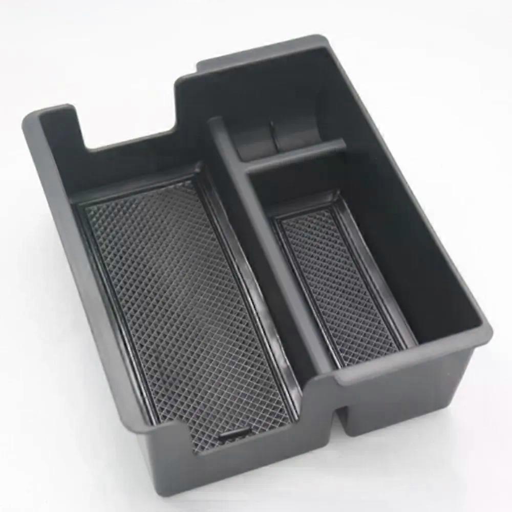 For Isuzu D-Max DMAX - MUX Car Center Console Organizer Tray Interior Armrest Insert Secondary Storage Box Black