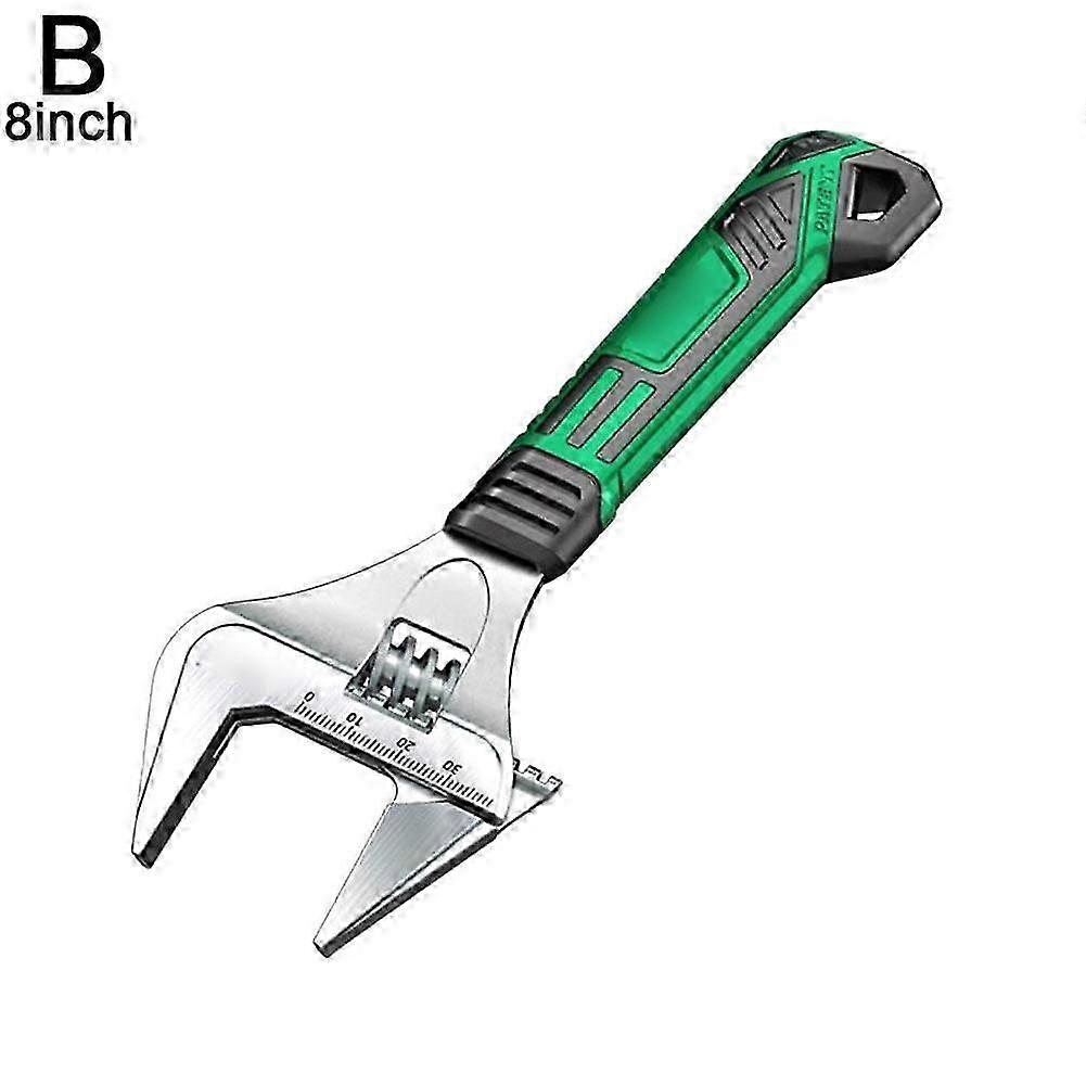 Wide-Angle Adjustable Wrench - Heavy-Duty Tool for British DIY Enthusiasts