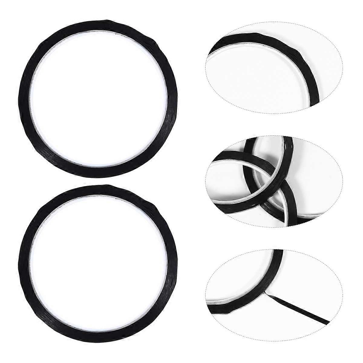 Marking Sticker 6 Rolls Designed For Office Organization On Multiple Materials Such Ceramics Paper And More In Black For Insulating