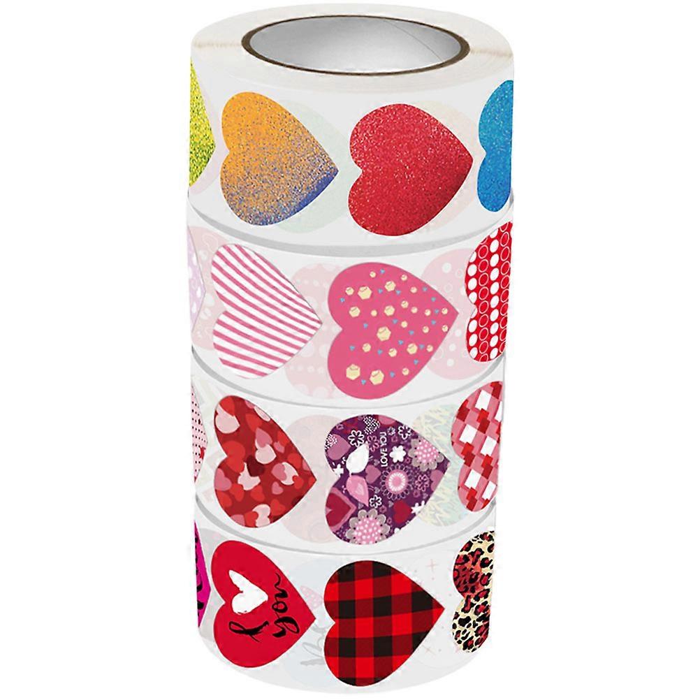 Cute Heart Stickers Designed For Gift Wrapping And Decorating Suitable For Children And Family In Assorted Sheets