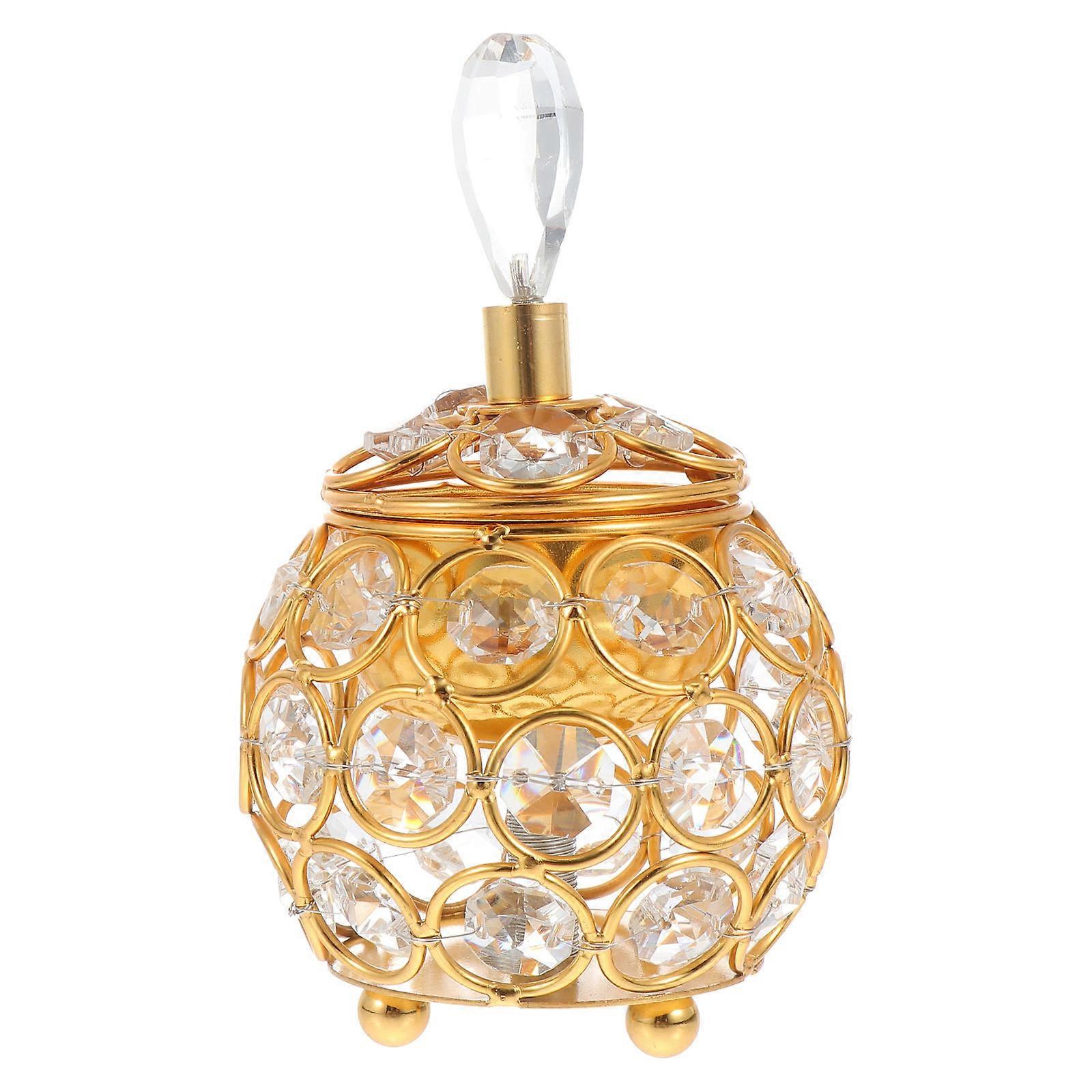 Golden Decorative Incense Burner for and Relaxing 1 Pc Compact Size